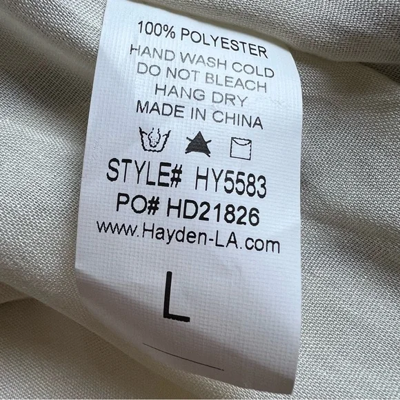 Hayden Puff Sleeve Botanical Print Square Neck Maxi Dress, Size Large - Picture 8 of 8